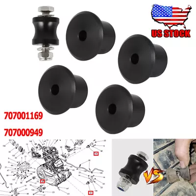 Solid Motor Mounts Kit For Can-Am Maverick Defender Outlander 707001169 Isolator • $85.99