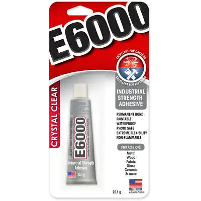 E6000 Industrial Strength Glue Adhesive 20.1 - GENUINE • $8.35