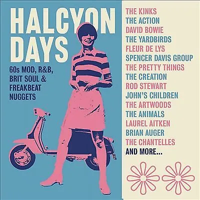 £19.95 • Buy Halcyon Days - 60s Mod, R&B, Brit Soul & Freakbeat Nuggets - Various (NEW 3CD)