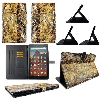 $14.99 • Buy Tpu Shell Case For Kindle Fire HD 8 / 8 Plus Tablet Cover Card Stylus Holder 