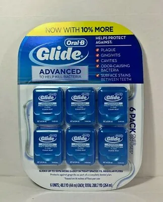 Oral-B Glide Advanced Multi-Protection Floss 6-pack (total 264m) • $17.99