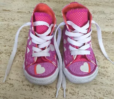 Baby Girls Converse All-star High Top Boots • £15