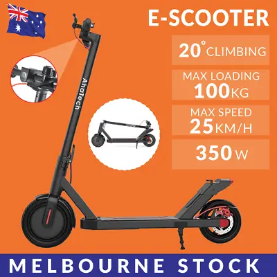 AhaTech Electric Scooter 350W Foldable Portable Adult Kids Segway Bike BLACK • $529