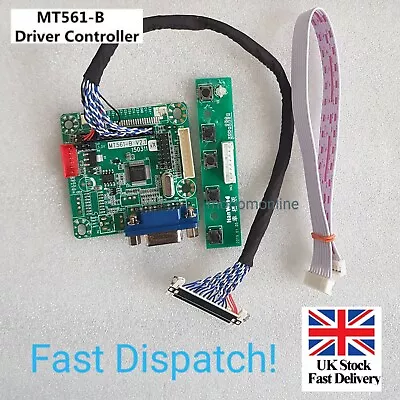 $15.62 • Buy MT561-B Universal LVDS LCD Monitor Driver Controller Board 5V 10 - 42  M
