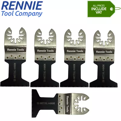 44mm Bi-Metal Oscillating Multi Tool Blades For Wood Laminate Nails & Metal • £19.99