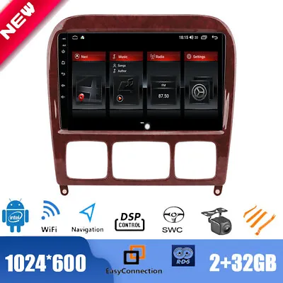 32GB For Mercedes-Benz S-Class W220 1999-2007 Android Car Stereo Radio GPS Navi • $169.99