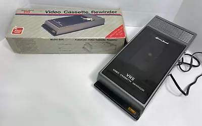 Lenoxx Sound 659 VHS Tape Video Cassette Rewinder Gray / Black - OEM VTG EUC • $27.95
