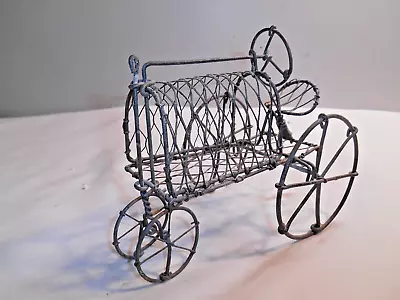 Fabulous Detailed Hand Made Metal Wire Art Tractor LOOK!! • $8