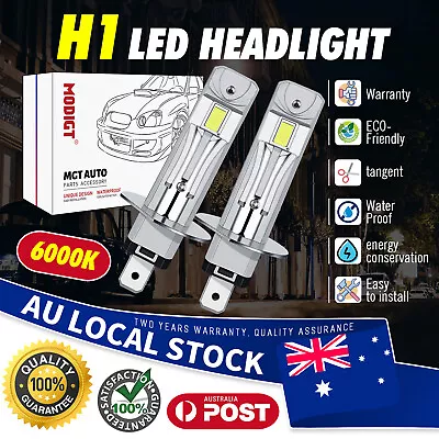 90000LM H1 LED Headlight Bulb Kit High Low Beam 160W Super Bright 6000K White • $43.50