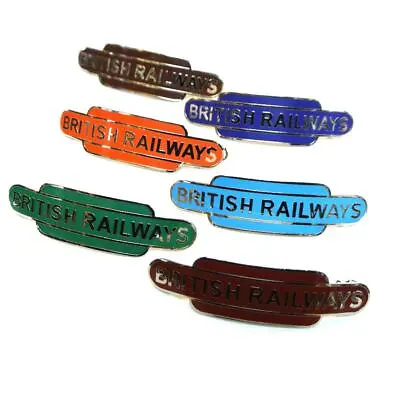  British Railways Totem Badge Enamel Nickle Chrome Sausage Badge Various Regions • £12.99