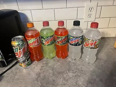 Mtn Dew 20oz Rare Discontinued Lot Mountain Dew Apple Overdrive Voodew Flamin • $29.99