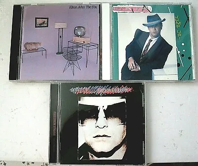 3 Elton John (CD) Albums Victim Of Love (Remastered) + The Fox + Jump Up    • $33.43