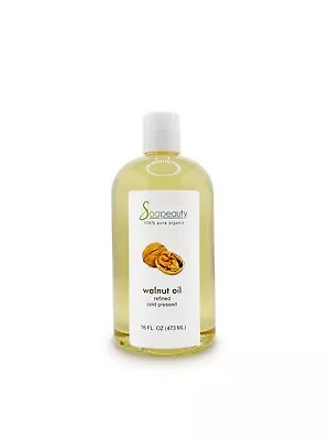 Walnut Oil Carrier Natural Cold Pressed 100% Pure Refined 16 Oz • $15.21