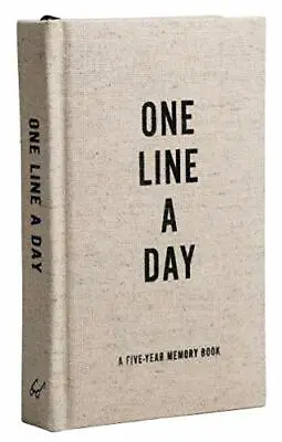 £13.87 • Buy Canvas One Line A Day: A Five-Year Memory Journal Diary (Hardcover 2019)