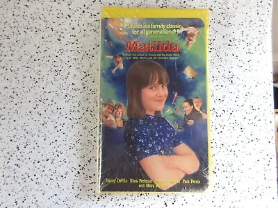 1996 RARE Matilda Yellow Clamshell VHS New Sealed Vintage Film Watermarks • $94.79