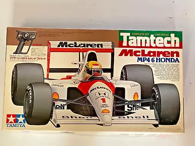 Tamiya Rare McLaren MP4/6 (47010) RC Car With Tamtech Remote Control • $773.71