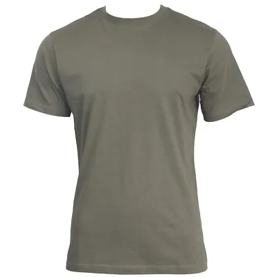 US Style BDU T-Shirt - Stone Grey Olive Drab 100% Cotton Army Military Top New • £12.95