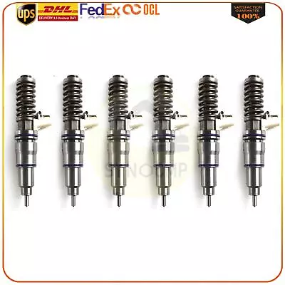 6Pcs Fuel Injectors BEBE4D35001 21644596 For Volvo MD11 D11A Engine FH13 EUI • $1568