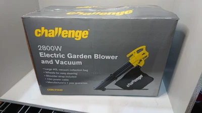 £25 • Buy Challenge Corded Leaf Blower And Garden Vac - 2800W- USED