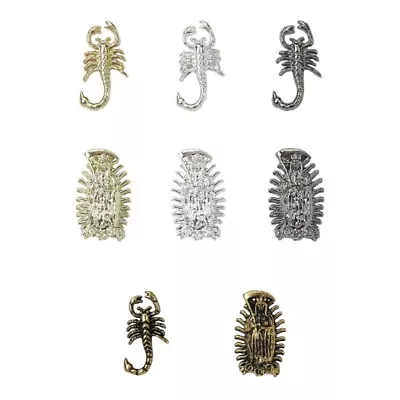 Luxury Charms Scorpion Nail Art Decorations DIY Nail Ornament Accessories • £5.39