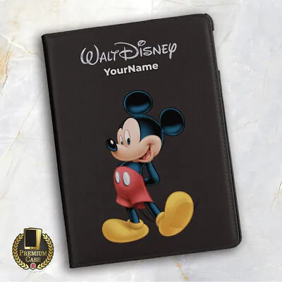 Mickey Mouse 01 - Personalised IPad Rotating Case Cover Birthday Present Disney • £19.84