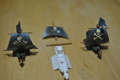 Games Workshop Man O' War Imperial Wargalleys Fleet - 2 Painted & 1 Unpainted • $17.50