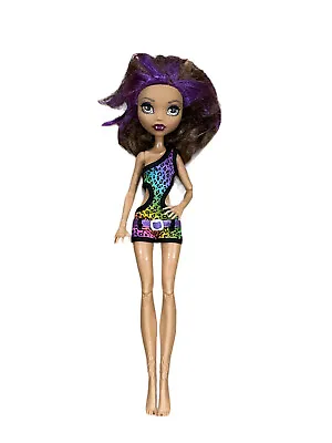 Monster High Clawdeen Wolf Doll 2008 Gloom Beach Bathing Suit Figure Mattel • $12.95