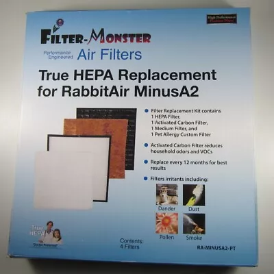 Filter-Monster Replacement Filter Kit RA-MINUSA2-PT Compatible RabbitAir MinusA2 • $59.99