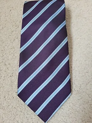 £13.99 • Buy Ermenegildo Zegna Silk Striped Tie