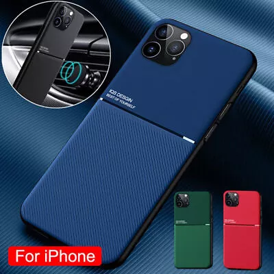 Shockproof Case Fr IPhone 15 14 13Pro Max 11 12 Magnetic Leather Slim Cover Hard • $14.05