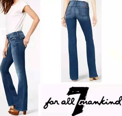 7 Seven For All Mankind Kimmie Bootcut Midrise Womens Jeans Sz. 24 EUC • $27.50