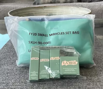 LA Mer Small Miracles 4 Piece Sample Set With Bag Serum Oil Cream Concentrate • $59.99