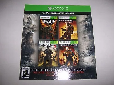 Gears Of War Codes For 4 Games For Xbox 360 • $19.99