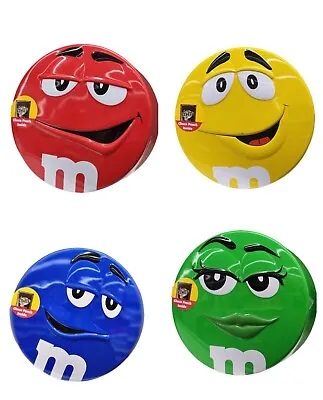 M&M's Smiley Tin With Chocolates Collectible Container Unique Christmas Treats • £8.98