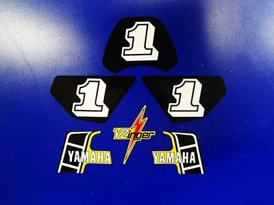 1982 Yamaha PW50 6pc Graphics 82' Vintage Adhesives Decals Stickers Pegatinas MX • $34.99