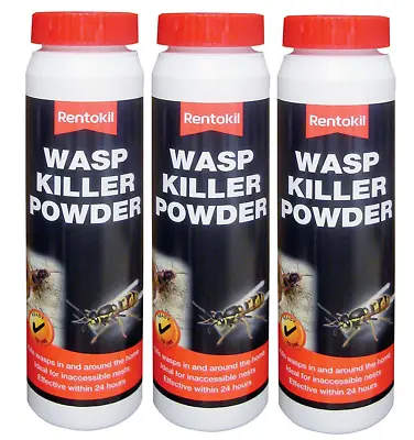 Rentokil Wasp Killer Powder Kills Wasps Inaccessible Area Nest Destroyer 150g • £6.95