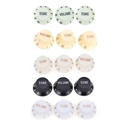 Strat Guitar Knobs Imperial Inch 1 Volume 2 Tone USA Made Stratocaster • $6.85