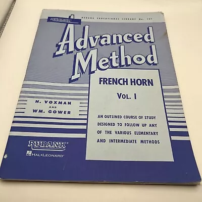 Rubank Advanced Method French Horn In F Or E-flat Vol. 1 Advanced 004470440 • $8.85