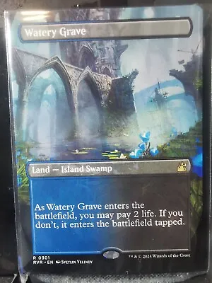 MTG Watery Grave Borderless RVR SealedinSleeve • $38