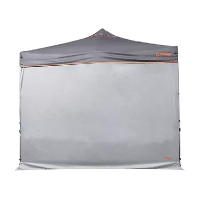 Wildtrak Grey Solid Wall 3.0 Cover Accessory W/ Zipper For 3m Gazebo Camping • $62