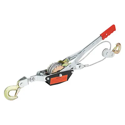 VEVOR Power Puller Come Along Winch 2 Ton 4409 Lbs Heavy Duty Pull Hoist 2 Hooks • $28.99