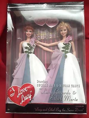 NRFB Mattel Barbie Collector Lucy And Ethel Buy The Same Dress 2 Doll Set K8670 • $59.99