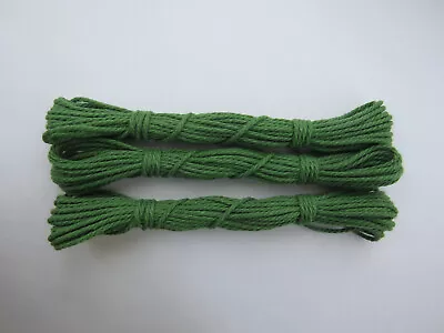 Meccano Hank Of Cord X 3 - Part No. 40. Dark Green. NON-Original Replacements • £5.95