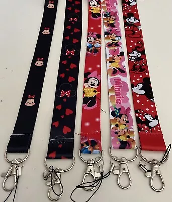 Disney Minnie Mouse  Set Of 5 Lanyards! • $15