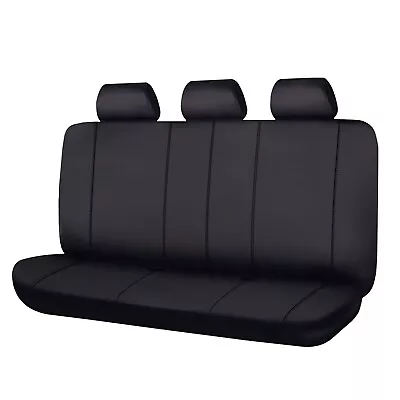 Rear Car Seat Cover Protector Universal Polyester Split 40/60 50/50 60/40 Black • $32.99