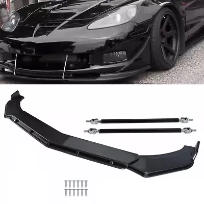 For Pontiac Firebird Carbon Fiber Front Bumper Lip Spoiler Body Kit + Strut Rods • $59.99