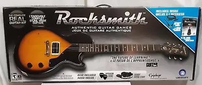 PS3 Rocksmith Authentic Guitar Games Epiphone Les Paul Junior Guitar Complete • $298.49