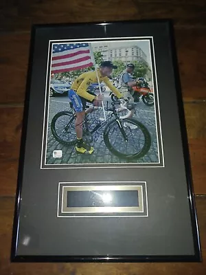 Lance Armstrong Signed 8X10 With COA Framed & Matted • £237.54