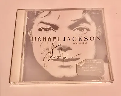 Michael Jackson CD Invincible Autographed By Chris Tucker&Rodney Jerkins 2003  • $1000