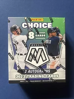 2022 Panini Mosaic Choice Baseball Box • $69.99